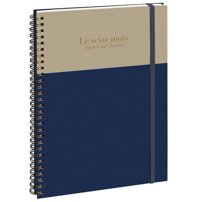 EXA Agenda SAD 29 Semaine/2P Gustave-Agenda-Exacompta-2026-2027-Bleu-Papeterie du Dôme