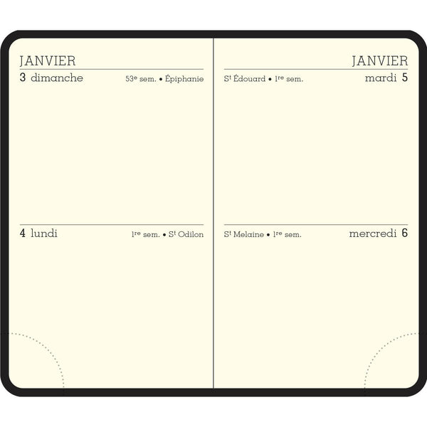 EXA Agenda Winner 2J/P 75x115 Fermeture-Agenda-Exacompta-Papeterie du Dôme
