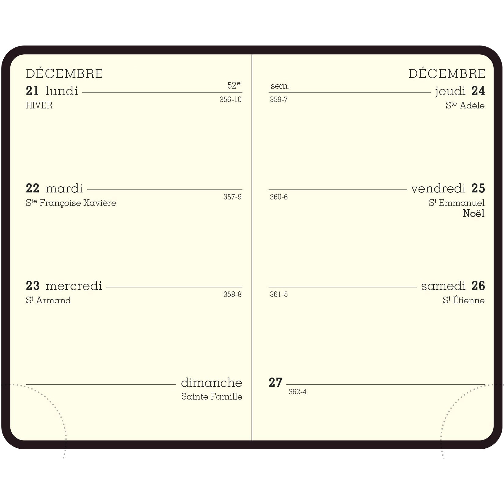 EXA Agenda Winner Semainier 75x115-Agenda-Exacompta-2024-Couleur Aléatoire-Papeterie du Dôme