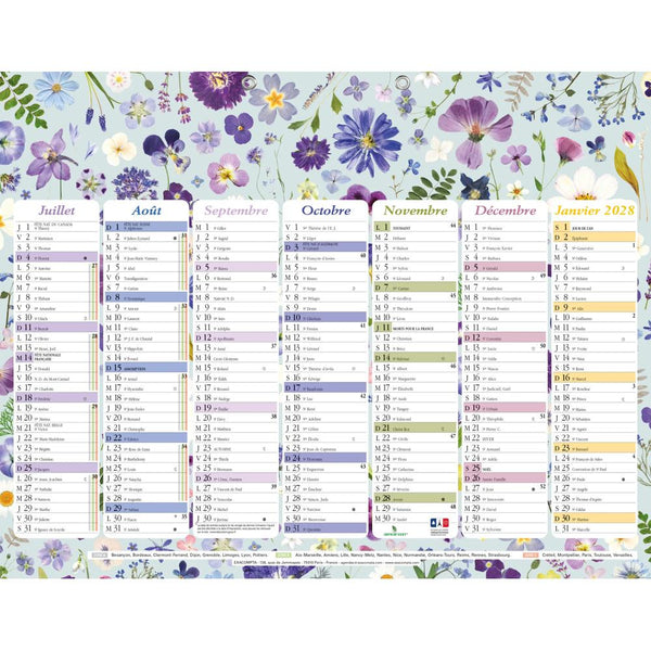 EXA Calendrier Illustré 29x22-Calendrier-Exacompta-Papeterie du Dôme