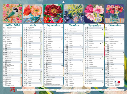 EXA Calendrier Illustré Sophie Adde 29x22-Calendrier-Exacompta-Papeterie du Dôme