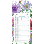 EXA Calendrier Mensuel Fleurs Feuillets Détachables 19x41-Calendrier-Exacompta-Papeterie du Dôme
