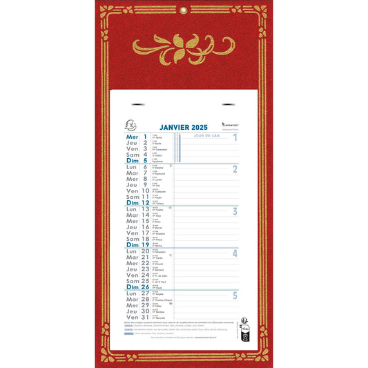 EXA Calendrier Mensuel Support Skytos 16x33-Calendrier-Exacompta-Papeterie du Dôme