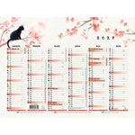 EXA Calendrier Sapporo Carpes Koï 29,5x22-Calendrier-Exacompta-Papeterie du Dôme