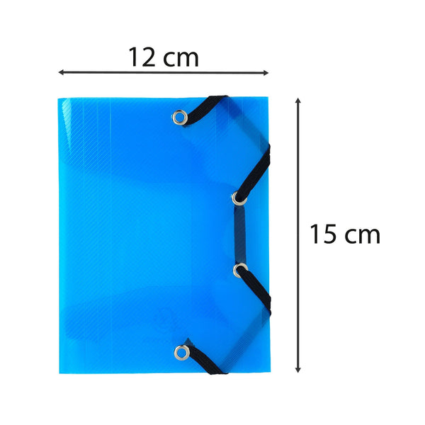 EXA Chemise 3 Rabats à Élastique Crystal 12x15-Chemise-Exacompta-Papeterie du Dôme