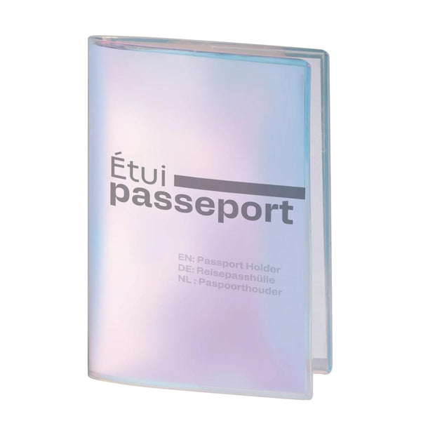 EXA Étui Passeport Iris-Accessoire de voyage-Exacompta-Bleu-Papeterie du Dôme