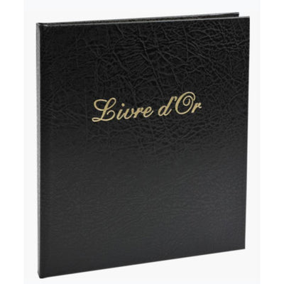 EXA Livre d'Or Balacron-Livre d'Or-Exacompta-27X22-Noir-Papeterie du Dôme