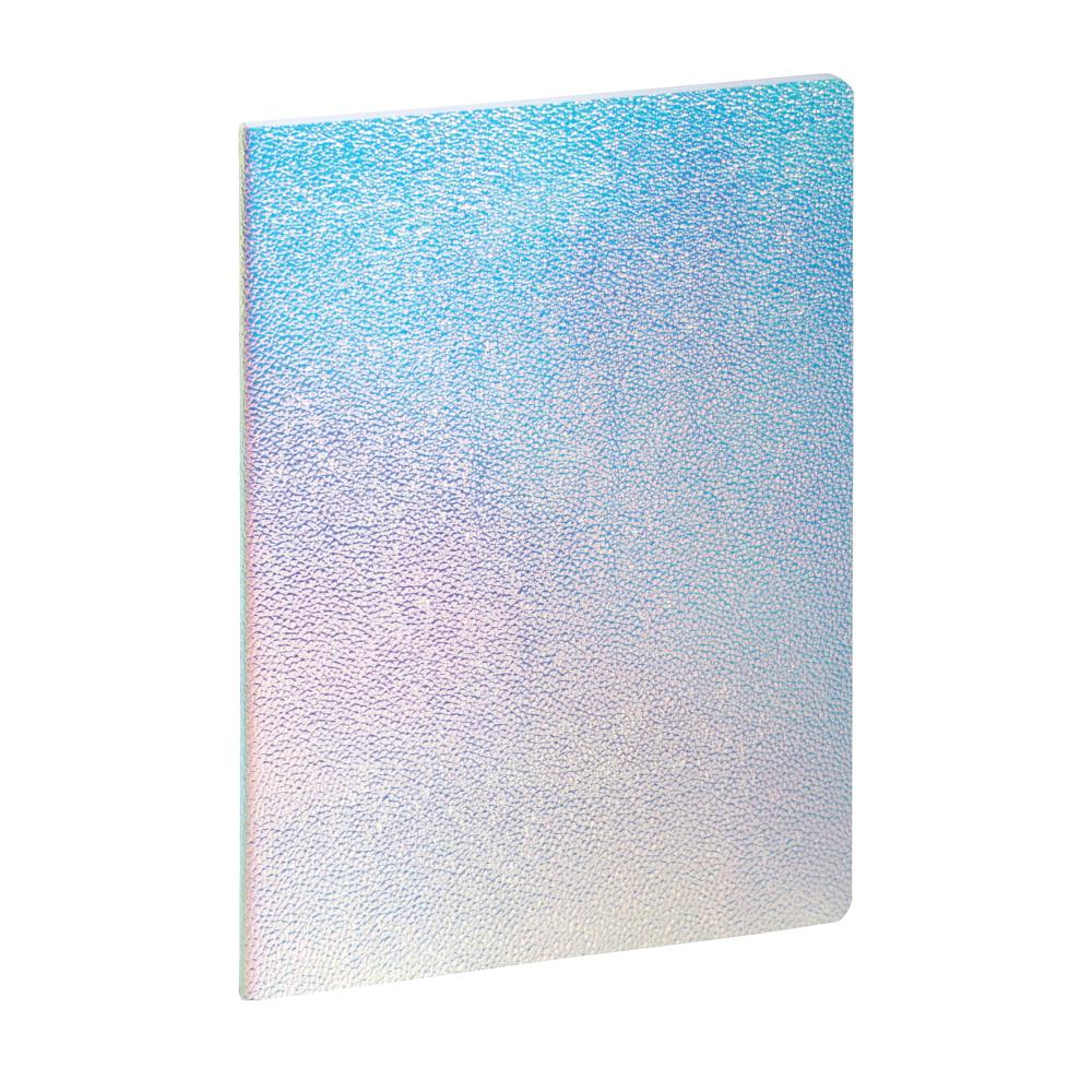 EXA Notebook Ariel Ligné & Dots-Carnet-Exacompta-A5-Argent-Papeterie du Dôme