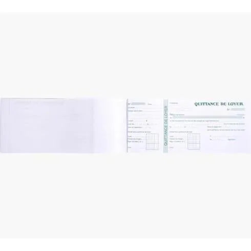 EXA Quittances de Loyer 50 Feuillets Horizontal-Quittance de Loyer-Exacompta-Papeterie du Dôme