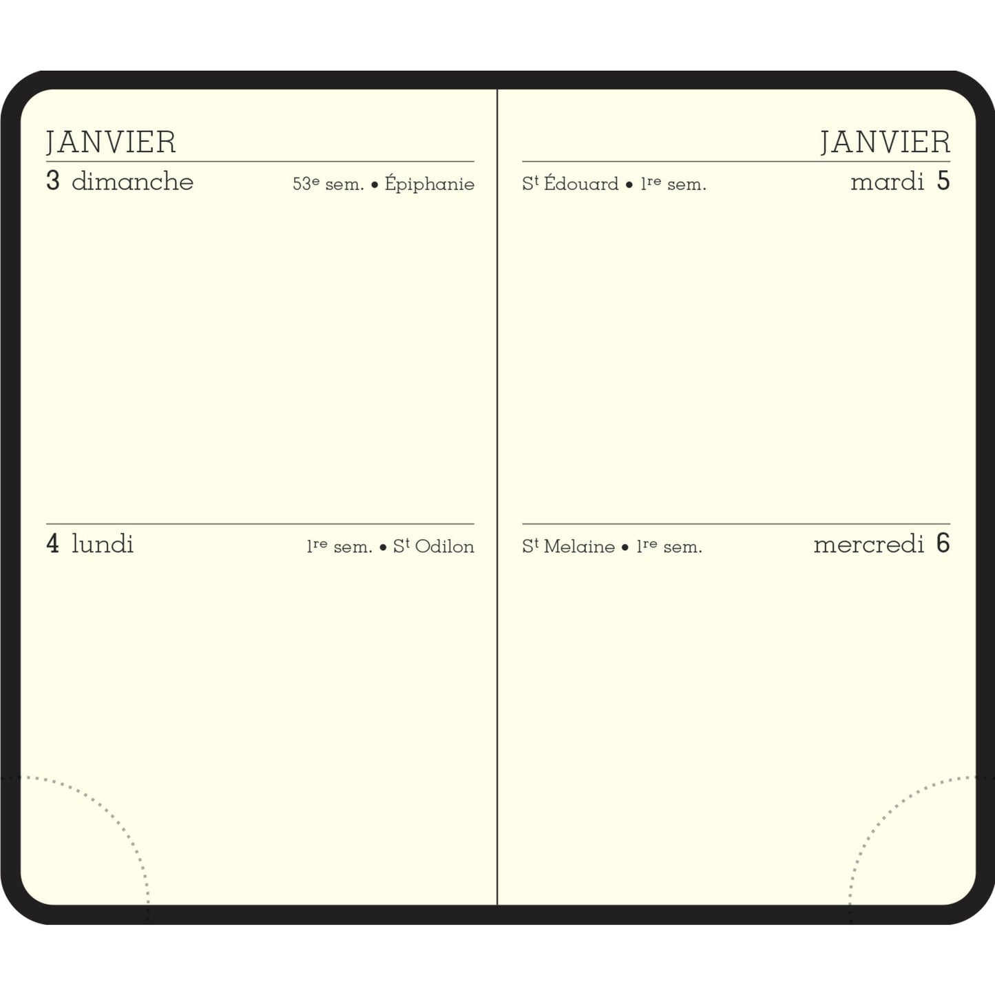 EXA Recharge Agenda 2J/P 65x105-Recharge Agenda-Exacompta-Papeterie du Dôme