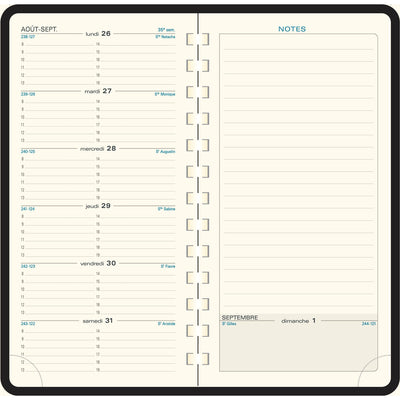 EXA Recharge Agenda Espace 17 S Semainier-Recharge Agenda-Exacompta-Papeterie du Dôme