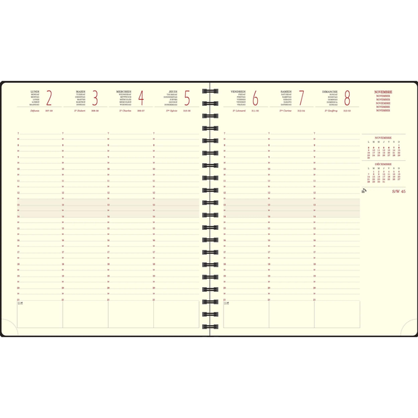 EXA Recharge Agenda Eurotime 22S Semainier-Recharge Agenda-Exacompta-Papeterie du Dôme