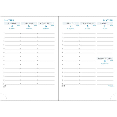 EXA Recharge Agenda Horizons 13 Semainier-Recharge Agenda-Exacompta-Papeterie du Dôme