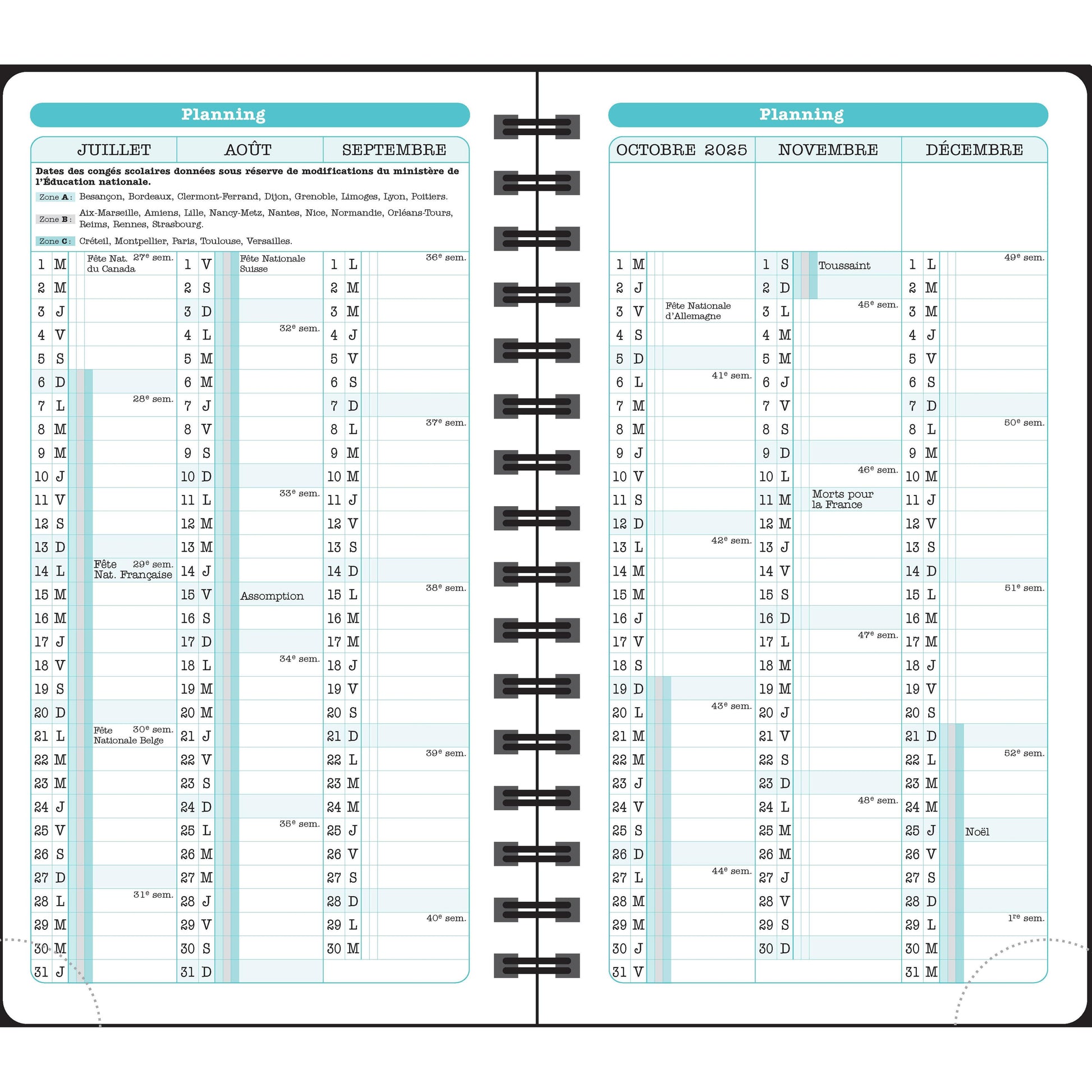 EXA Recharge Agenda Lady 16S-Recharge Agenda-Exacompta-Papeterie du Dôme