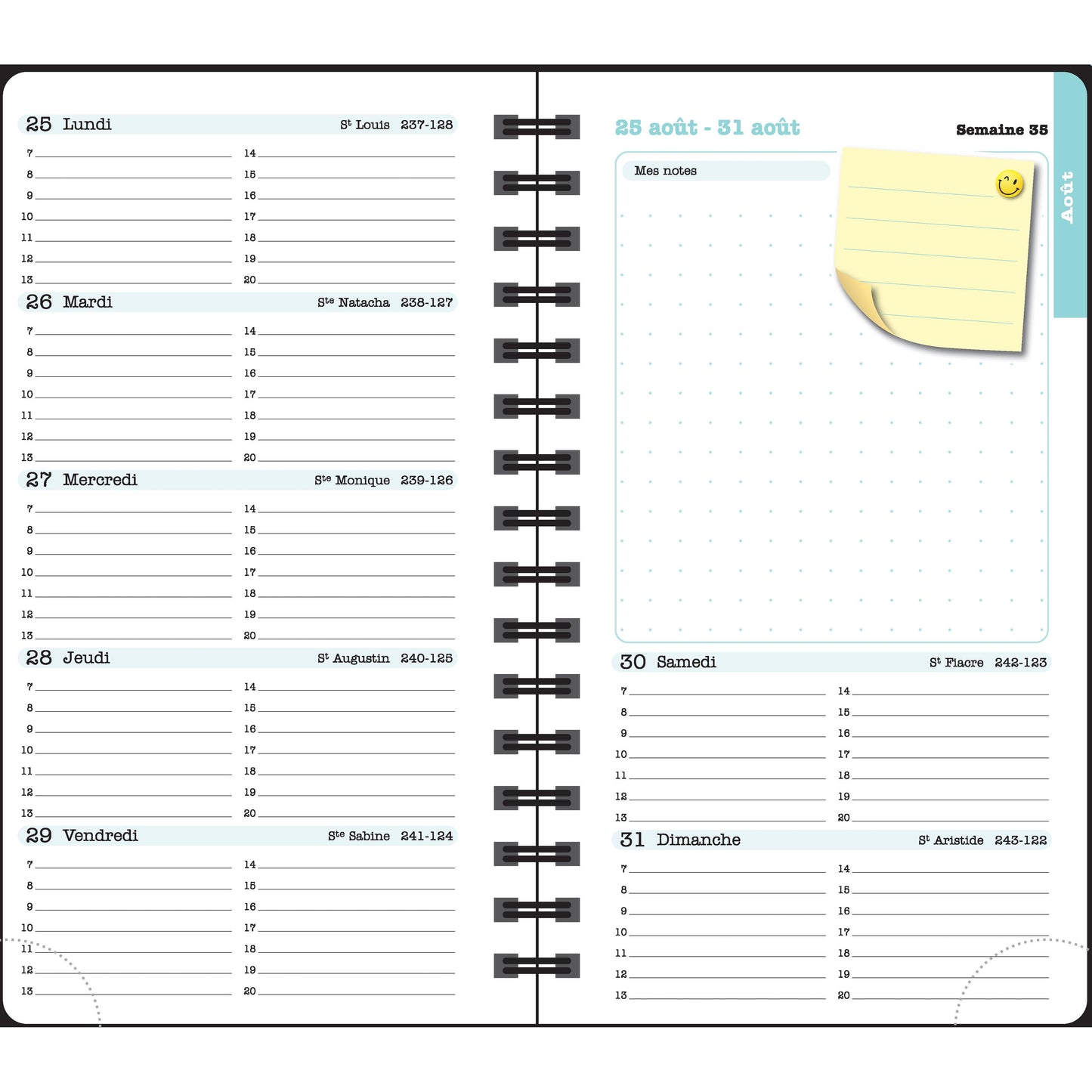 EXA Recharge Agenda Lady 16S-Recharge Agenda-Exacompta-Papeterie du Dôme