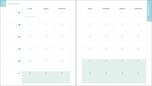 EXA Recharge Agenda Lady 18-Recharge Agenda-Exacompta-Papeterie du Dôme