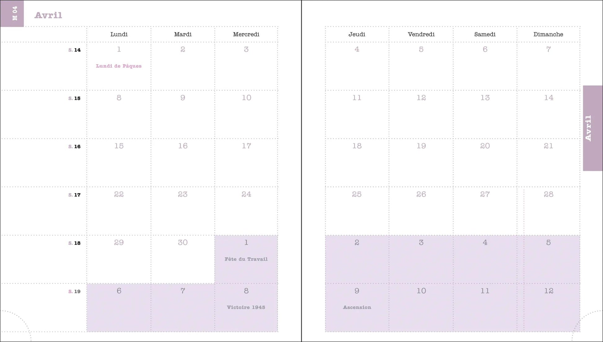 EXA Recharge Agenda Lady 18-Recharge Agenda-Exacompta-Papeterie du Dôme