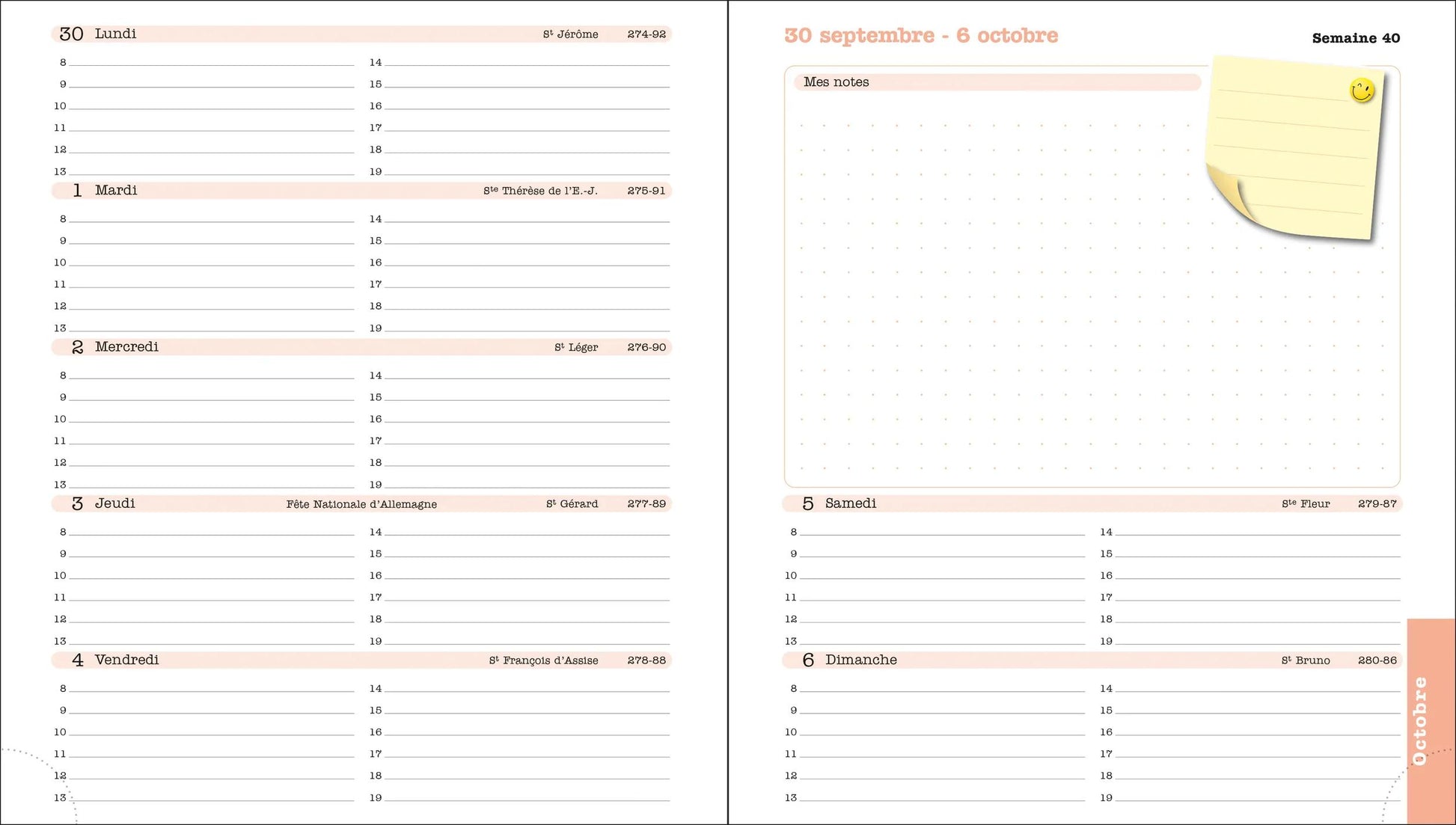 EXA Recharge Agenda Lady 18-Recharge Agenda-Exacompta-Papeterie du Dôme