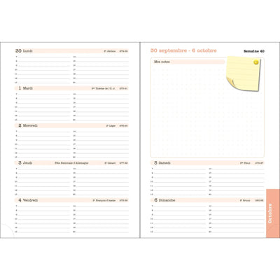 EXA Recharge Agenda Lady 20-Recharge Agenda-Exacompta-Papeterie du Dôme