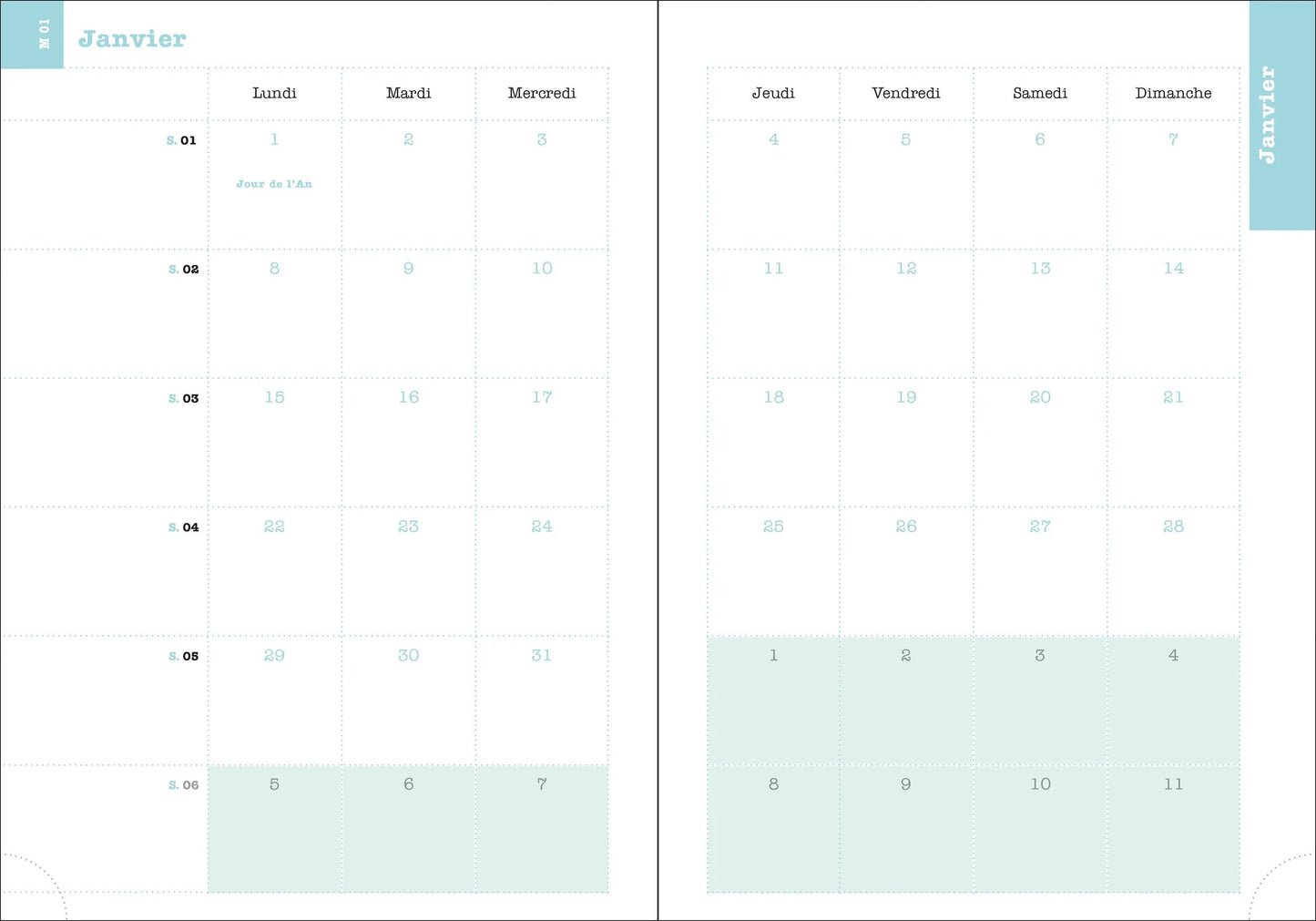 EXA Recharge Agenda Lady 20-Recharge Agenda-Exacompta-Papeterie du Dôme