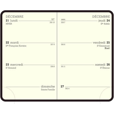 EXA Recharge Agenda Semainier 7.5x11.5-Recharge Agenda-Exacompta-2027-Papeterie du Dôme