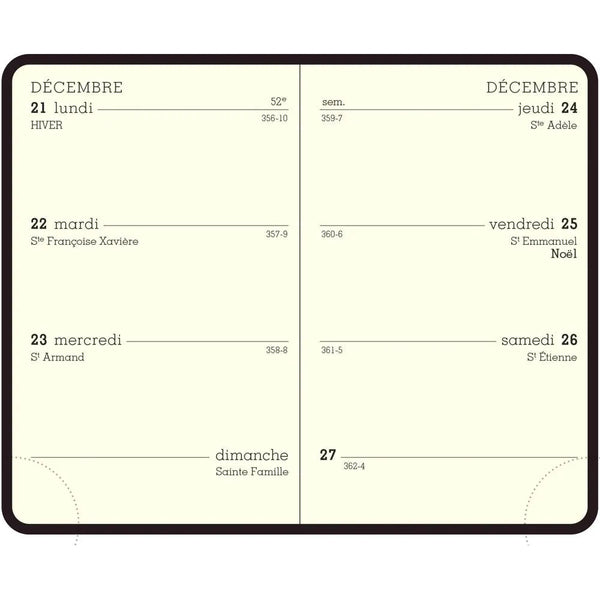 EXA Recharge Agenda Semainier 7.5x11.5-Recharge Agenda-Exacompta-2027-Papeterie du Dôme
