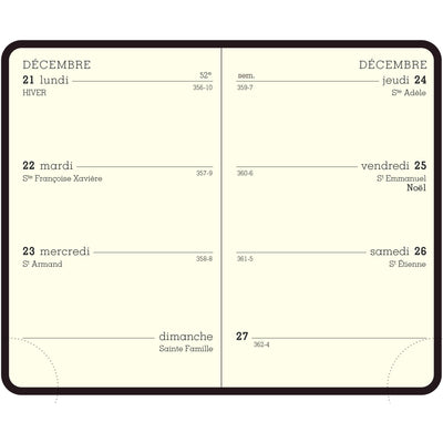 EXA Recharge Agenda Semainier 7.5x11.5-Recharge Agenda-Exacompta-Papeterie du Dôme