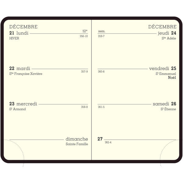 EXA Recharge Agenda Semainier 7.5x11.5-Recharge Agenda-Exacompta-Papeterie du Dôme