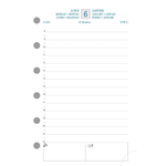 EXA Recharge Exatime 14 Journalier-Recharge Agenda-Exacompta-Papeterie du Dôme