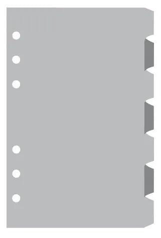 EXA Recharge Exatime 17 Index Intercalaires-Recharge-Exacompta-Papeterie du Dôme