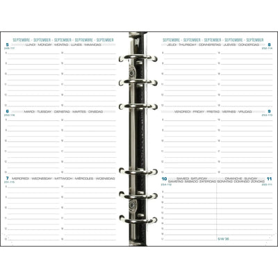EXA Recharge Exatime 17 Sem/2P Horizontal SAD-Recharge Agenda-Exacompta-Papeterie du Dôme