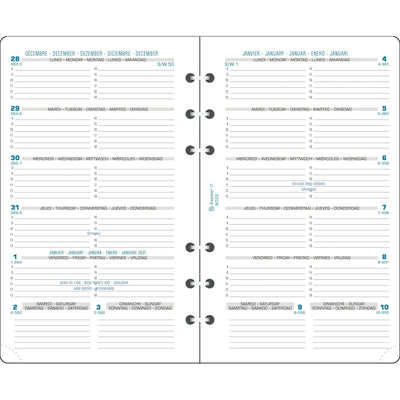 EXA Recharge Exatime 17 Semaine par Page-Recharge Agenda-Exacompta-Papeterie du Dôme