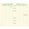 EXA Refill Exatime 17 Weekly Vertical Ivory