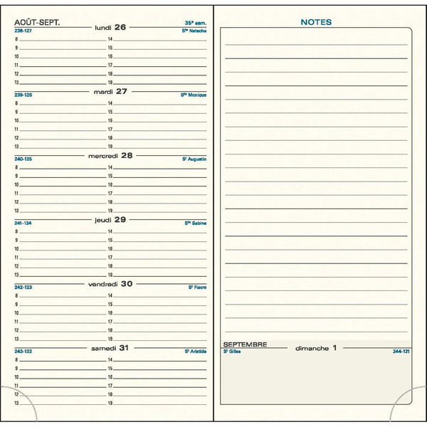 EXA Sem De Poche SAS 17 Canvas-Agenda-Exacompta-Papeterie du Dôme