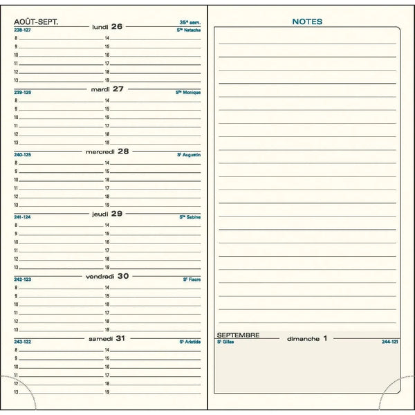 EXA Sem De Poche SAS 17 Rialto-Agenda-Exacompta-Papeterie du Dôme