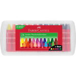 FC Étui 24 Craies Jumbo Triangulaire-Craies-Faber-Castell-Papeterie du Dôme