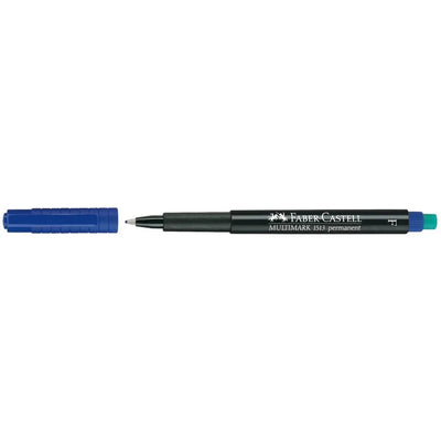 FC Multimark Feutre Permanent-Feutre-Faber-Castell-Bleu-F Fin-Papeterie du Dôme