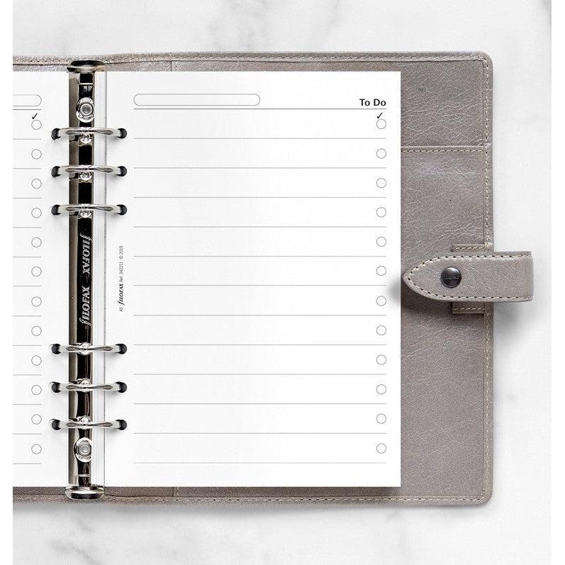 FFX A5 Accessoire Feuilles To Do FILOFAX-Recharge-Filofax-Papeterie du Dôme