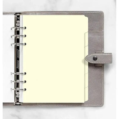 FFX A5 Accessoire Index Vierge Crème-Recharge-Filofax-Papeterie du Dôme