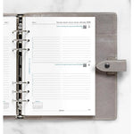 FFX A5 Agenda 1Jour/Page 5 Langues avec Heures FILOFAX-Recharge Agenda-Filofax-Papeterie du Dôme