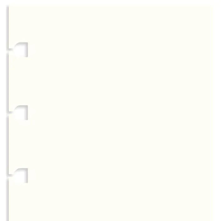 FFX A5 Notebook Recharge Feuilles Unies Blanc-Recharge-Filofax-Papeterie du Dôme