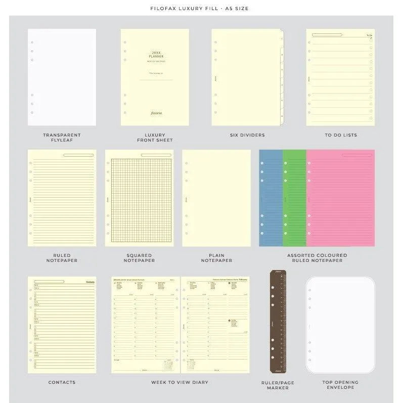 FFX A5 Organiseur Malden FILOFAX-Organiseur-Filofax-Papeterie du Dôme