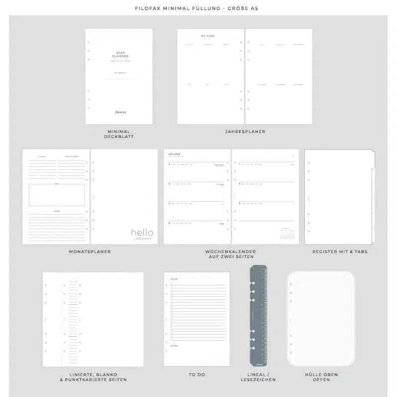 FFX A5 Organiseur Norfolk-Organiseur-Filofax-Papeterie du Dôme