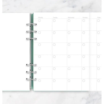 FFX Clipbook A5 Recharge Planning Mensuel Perpetuel FILOFAX-Recharge Clipbook-Filofax-Papeterie du Dôme