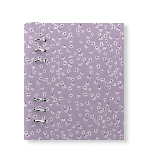 FFX Clipbook Floral A5 FILOFAX-Clipbook-Filofax-Daisy Lilac-Papeterie du Dôme