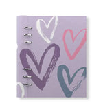 FFX Clipbook Joy A5 FILOFAX-Clipbook-Filofax-Hearts Orchid-Papeterie du Dôme