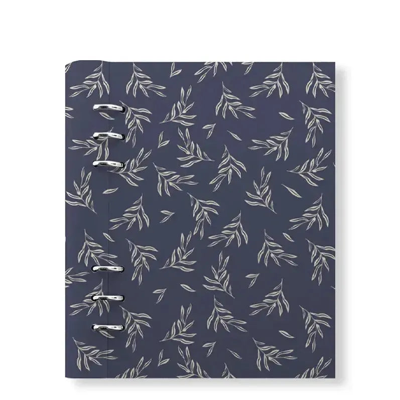 FFX Clipbook Plants A5 FILOFAX-Clipbook-Filofax-Leaves Navy-Papeterie du Dôme