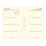FFX Mini Agenda S/2P Crème 4 Langues FILOFAX-Recharge Agenda-Filofax-Papeterie du Dôme
