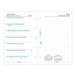 FFX Mini Agenda/1 page + notes FILOFAX-Recharge Agenda-Filofax-Papeterie du Dôme