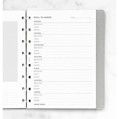 FFX Notebook A5 Meal Planner-Recharge-Filofax-Papeterie du Dôme